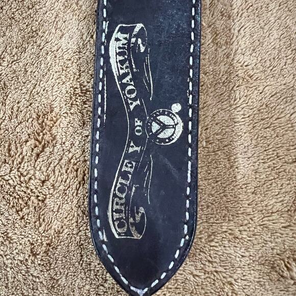 Circle Y belt Cactus Flower Painted Belt size 30 NWT main image 4